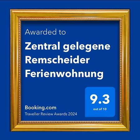 Zentral Gelegene Remscheider Ferienwohnung Zewnętrze zdjęcie