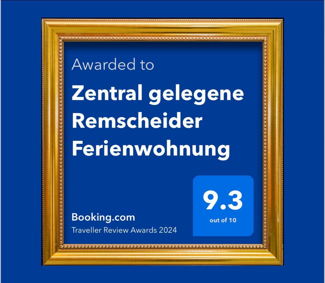 Zentral Gelegene Remscheider Ferienwohnung Zewnętrze zdjęcie
